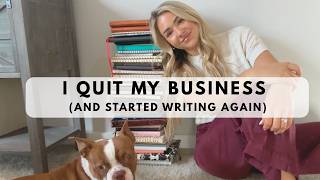 Relearning How to Write for Myself Not the Algorithm Quitting My Business and Writing a Memoir