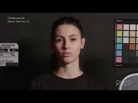 DCT | Brushed Silk E228 Diffusion Test - Rosco ecolour+
