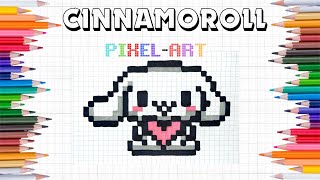 Pixel Art Tutorial: Drawing CINNAMOROLL Step By Step