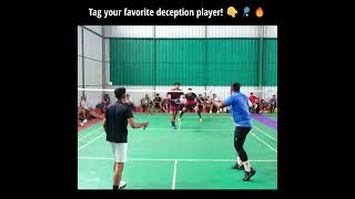 If deception is your weapon, rate this one from 1–10! 🔥#badminton #badmintonshorts