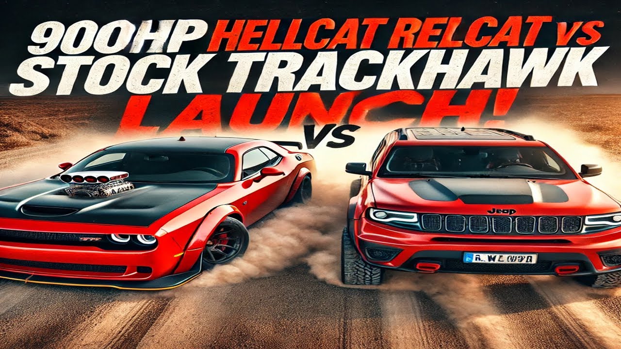 Trackhawk vs Hellcat Redeye: Epic Launch Battle! SUV vs Muscle Car ...