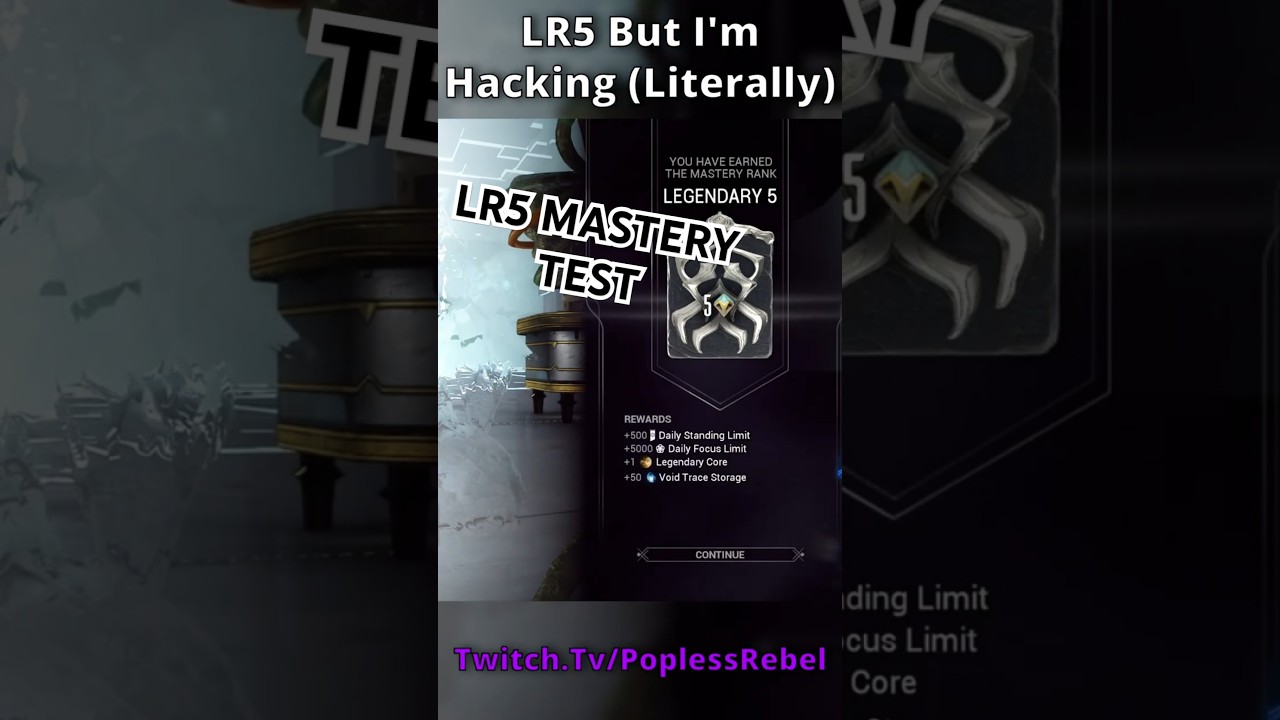 Legendary Rank 5 Mastery Test Was Hard 