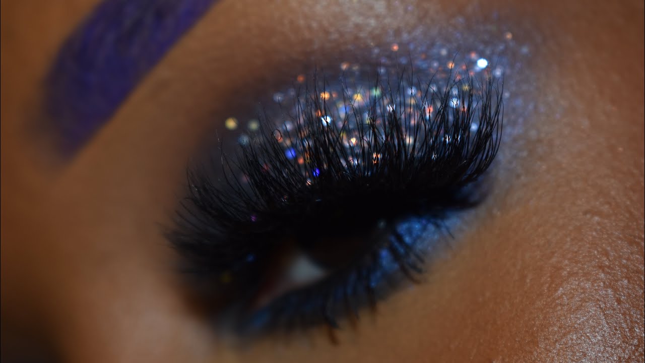 MAKEUP 101: BLENDING GLITTER + SHIMMER EYESHADOW OUT | @XrizzTina