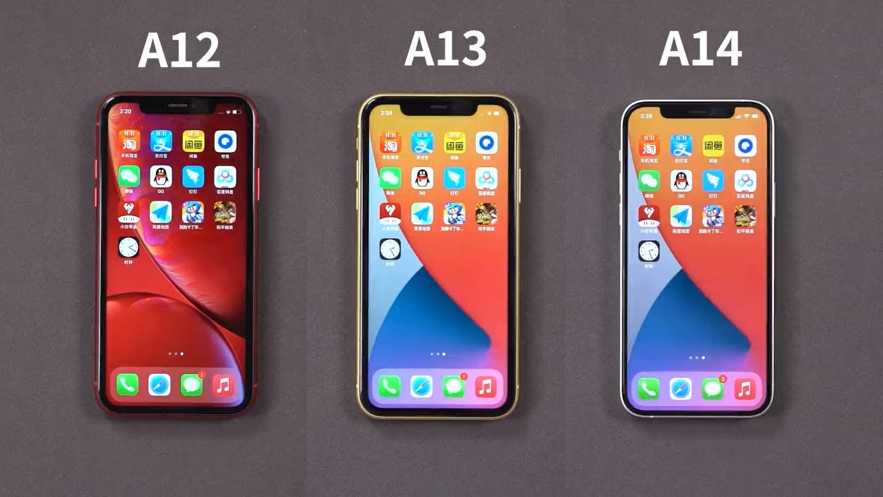 A12 Vs A13 Vs A14 Speed Comparison Youtube