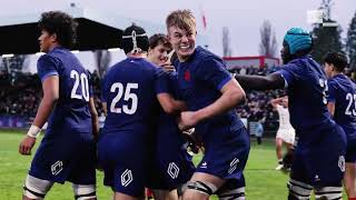 Retour en images sur le match de rugby France - Angleterre U18 à Chalon-sur-Saône