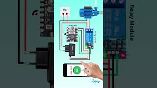 Control Water Pump With Phone Esp32 Iot Project