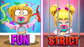 Roblox | Fun vs Strict Daycare In Brookhaven!