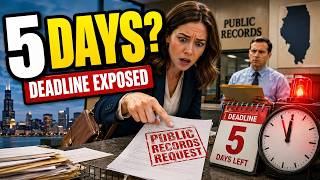 How to check a public records response deadline in Illinois