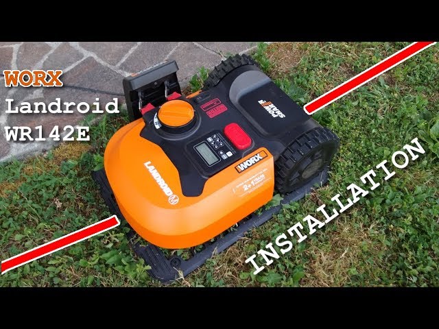 WORX Landroid WR142E • Charging base and perimeter wire Installation class=