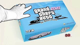 Grand Theft Auto Board Game 2021 Collector&#39;s Edition Unboxing V / ASMR