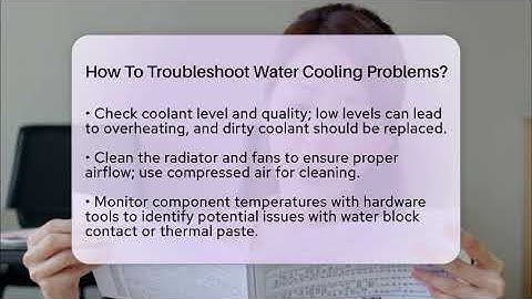 How To Troubleshoot Water Cooling Problems? - The Hardware Hub
