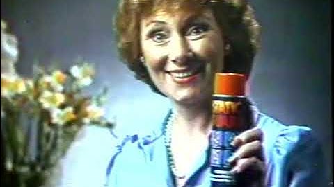 1982 Static Cling Commercial