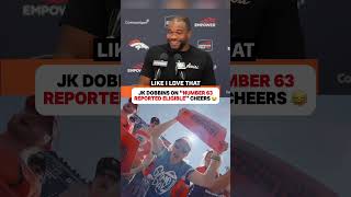 JK Dobbins on “63 Reporting Eligible” Cheers 😂