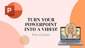 How to turn your PowerPoint presentation into a video file - ppt to video