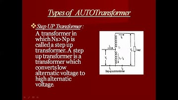 Auto transformer and three phase transformer connections by Prathita Roy