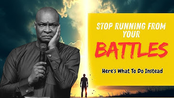 Stop Running From Your Battles #apostlejoshuaselman   #koinoniaglobal #spiritualwarfare
