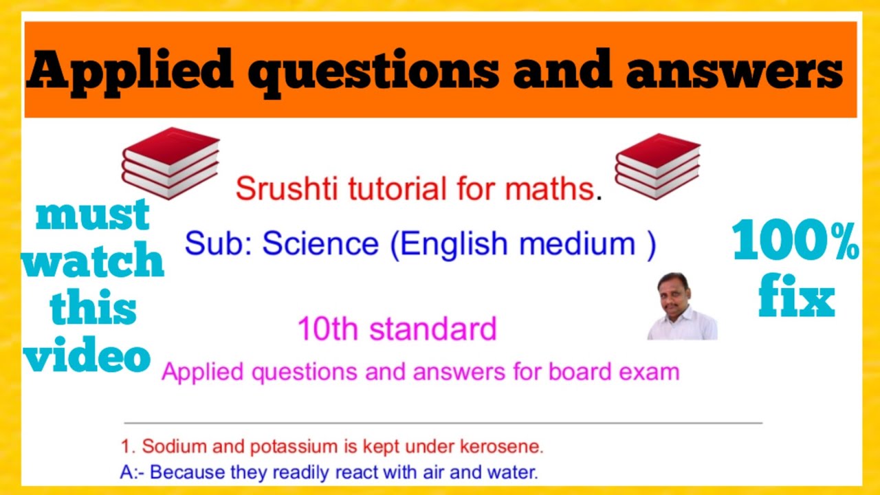10th Science board exam Important applied questions.most expected questions.reasoning questions.