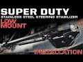 Carli Suspension Ford Super Duty Stainless - Low Mount - Steering Stabilizer, Installation Video