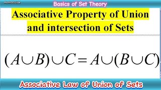 How to Verify Association Law for Union and Intersection of Sets | MathOGuide