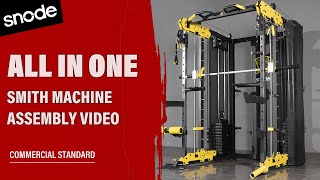 Snode Smith Machine All-In-One Functional Trainer Home Gym User Manual