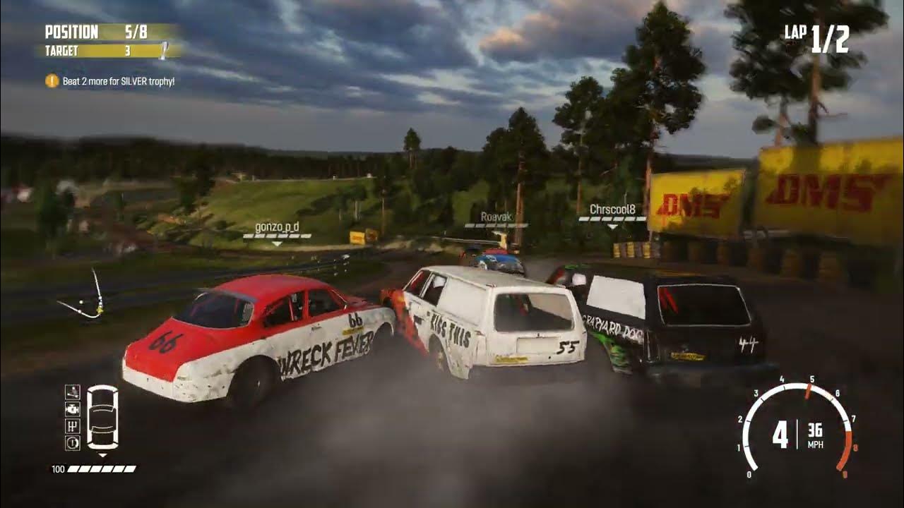 The Hammerhead Folk Race Daily Pinehills Raceway in Wreckfest! YouTube