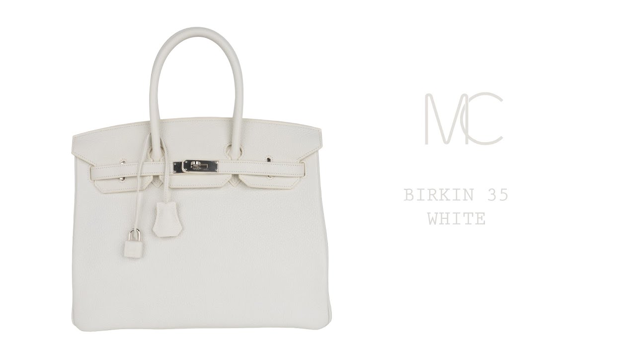 Hermès Birkin 35 Snow White Epsom PHW