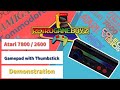 Atari 7800 2600 Control Pad with 3D Printed Thumbstick
