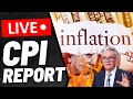 🚨 LIVE: CPI Inflation REPORT! (GET READY)