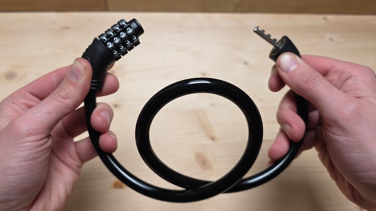How to SET & Reset -  Bike Cable Lock - 4 or 5 Digit Lock