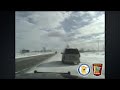 Dash Cam: Single Vehicle Rollover on Icy Highway