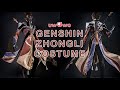 Uwowo Game Genshin Impact Geo Archon Morax Zhongli Cosplay Costume