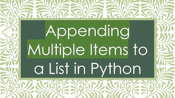 Appending Multiple Items to a List in Python