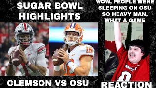 Sugar Bowl Highlights: Ohio State vs. Clemson | College Football Playoff REACTION