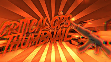 How To Make A Critical Ops Thumbnail On Android/iOS