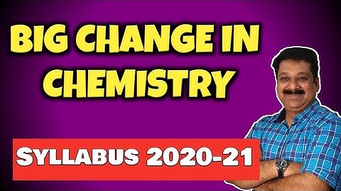 CBSE Board Syllabus 2020-21, BIG Change in CBSE Board Chemistry Syllabus 20-21, #syllabus20-21