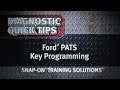 Ford® PATS Key Programming- Diagnostic Quick Tips | Snap-on Training Solutions®