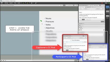 Closed Captioning in Adobe Connect Meeting