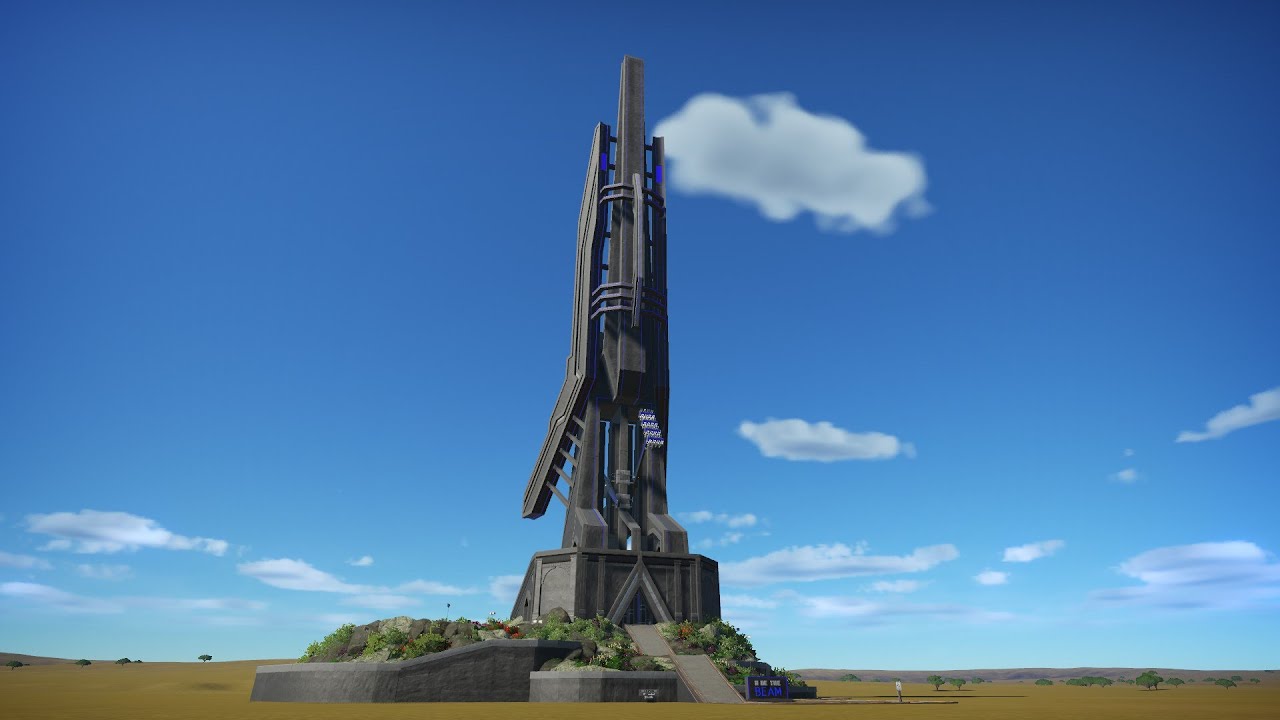 Planet Coaster Light Show... The Beam (Halo)