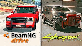 BeamNG Drive SUV vs Cyberpunk 2077 SUV - which is better?