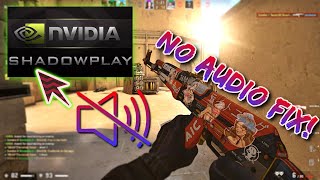 NVIDIA ShadowPlay Not Recording In Game Audio [EASY FIX!]