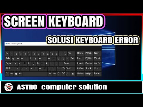 Video: Bagaimana cara menghilangkan tanda keyboard di layar saya?