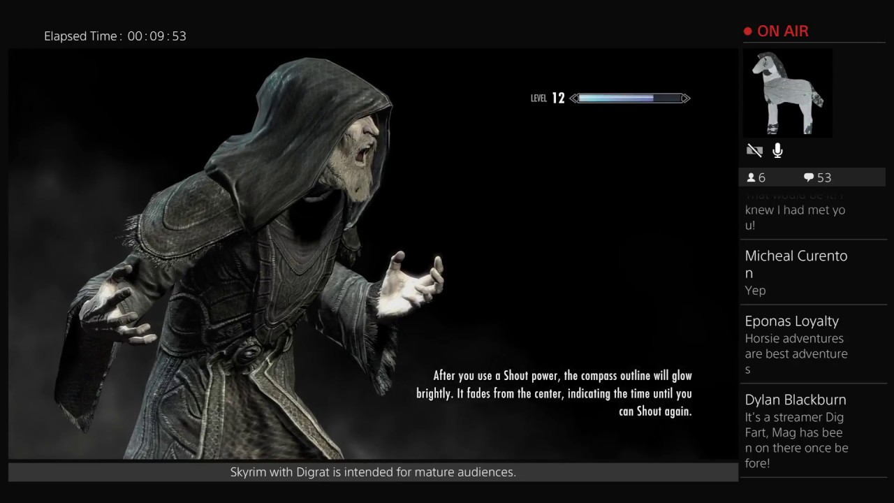 gaming logo Sunday Skyrim w/ Digrat ep8