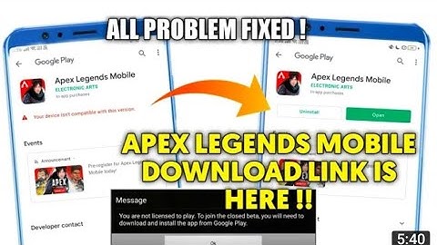 Apex Legends Mobile | How To Download | Device Isn