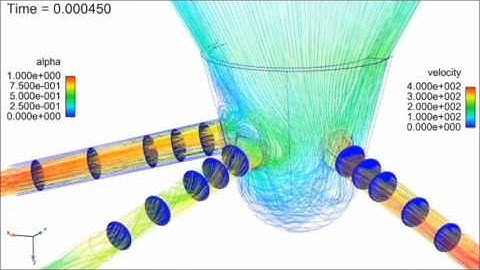 Plume-to-Plume Variations in Multi-hole Injector Simulations with Needle Transients