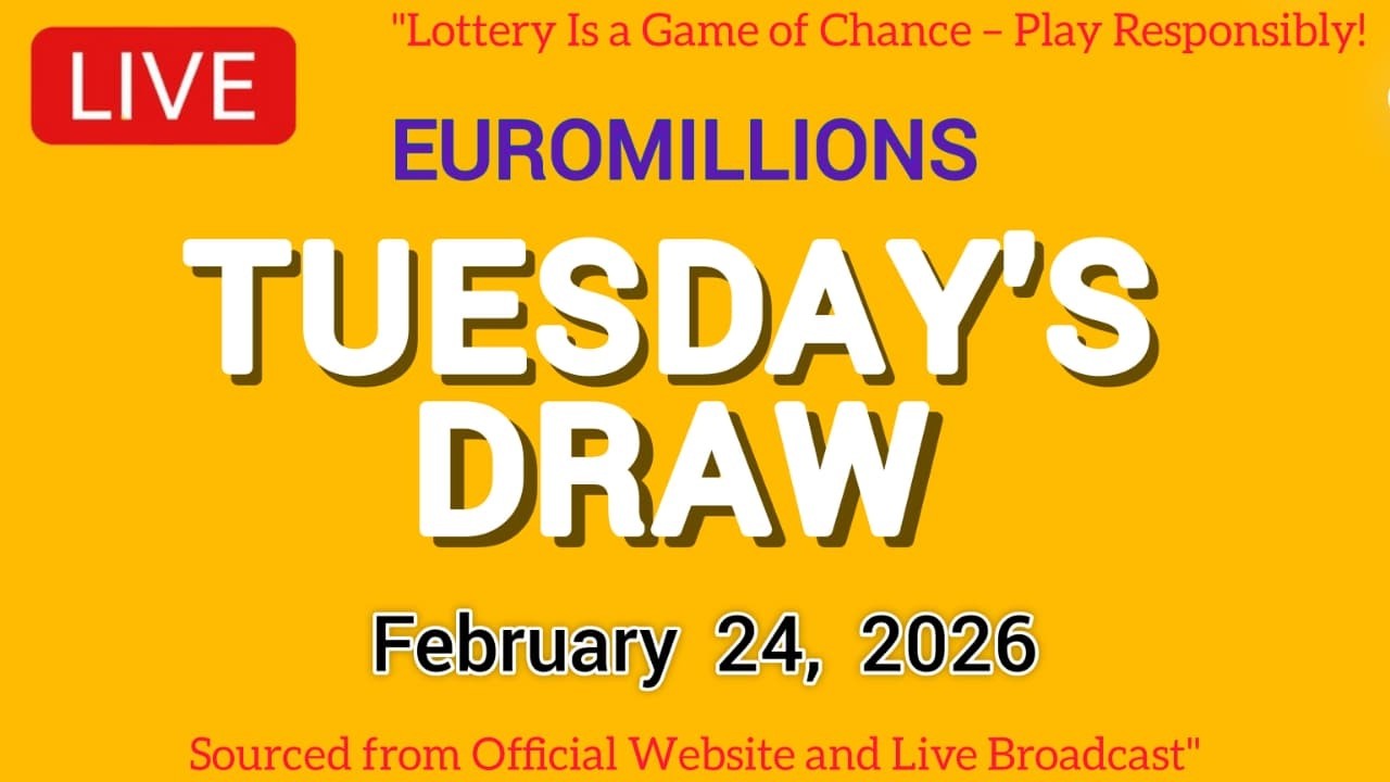 Euromillions Results Tuesday 24th February 2026