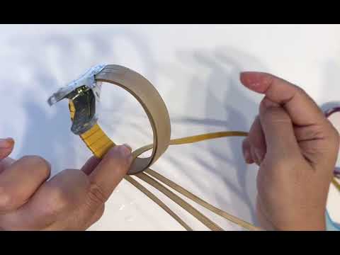 アダン葉で作るブレスレット市松模様編 - YouTube