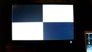 LG D2342 3D monitor viewing angle demonstration.