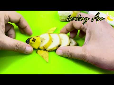 🍌PEELING IN LOVE - A CREATIVE BANANA MUSIC 🍌#trending #music #satisfying