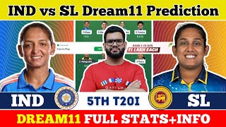 IND-W vs SL-W Dream11 Prediction|India Women vs Sri Lanka Women T20I Match Prediction| screenshot 5