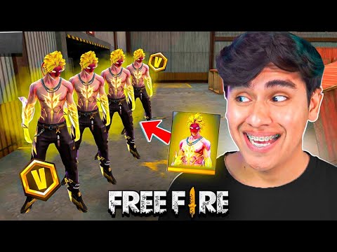 Trolleo con el traje Saiyan en Lobo Solitario 😱 FREE FIRE